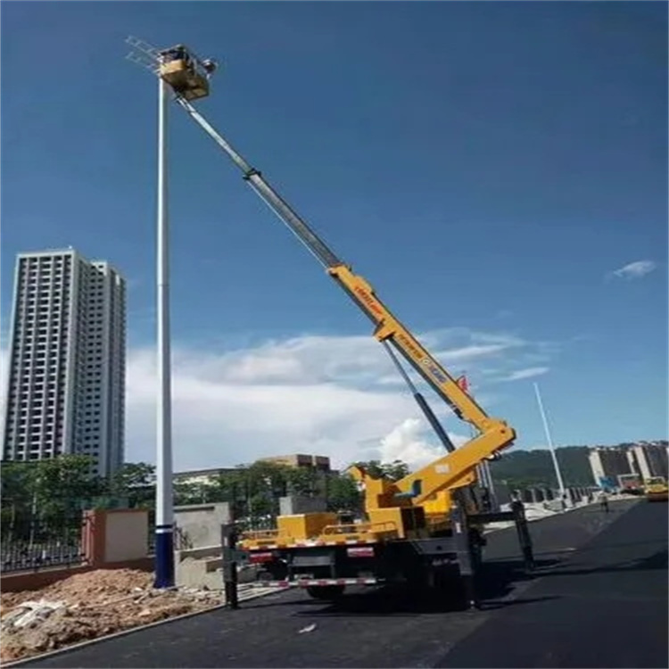 金堂维修路灯的曲臂升降车出租